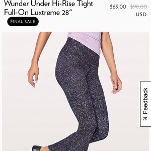 ISO LULULEMON WUNDER UNDER HIGH RISE